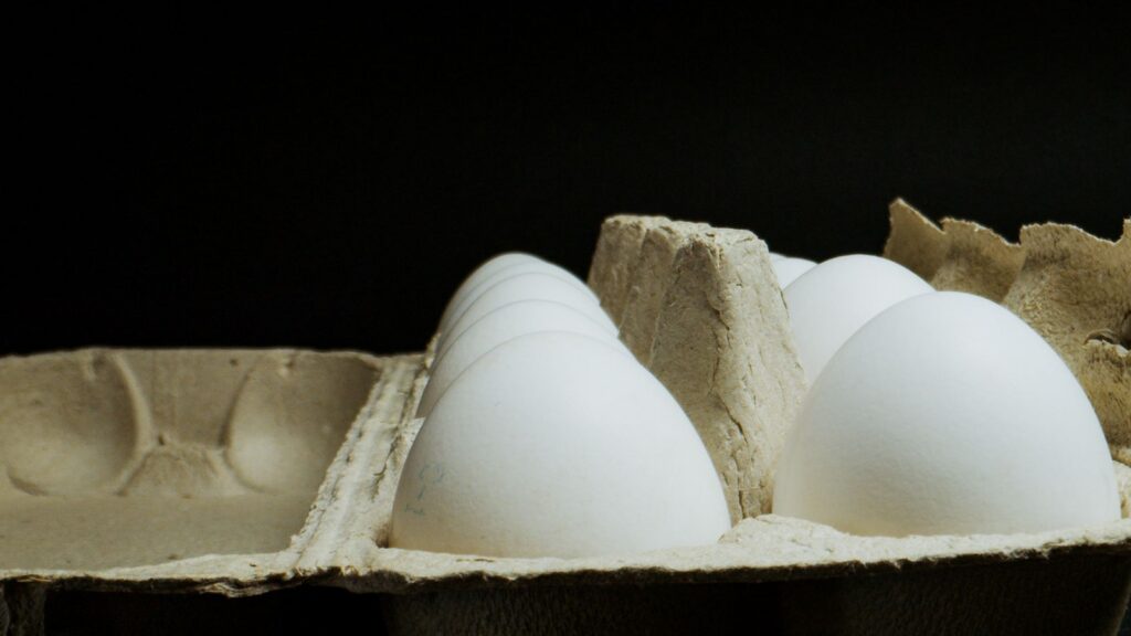 Carton of fresh eggs, subject of FDA Class I salmonella recall